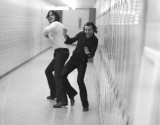 John Knott & John Salyi - playing SCS Hallway Hockey