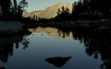 An alpine tarn near camp.
