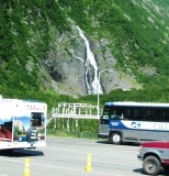 Waterfall on Backside of Tunnel
