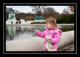Laughing at the dog and ducks