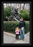 Norah and Steve at the zoo entrance