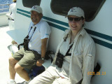 John and Carol on Stormy Petrel II