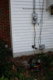 old outdoor unit-gone no longer used