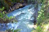 The crystal clear waters of Johnston Creek, Banff Nat. Park, Alberta