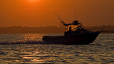 sunset fishing