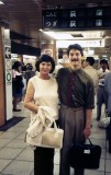 1985: With my Aunt in Tokyo on the way to teach English