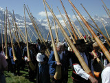 Alp Horn festival, Murren, Switzerland