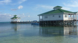 Another interesting dock at Ambergris Caye.