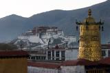 View of Potala from Jokhang.