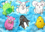 Easter eggs, Jeri, age:9