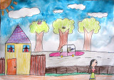 house, Christine, age:6