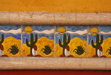 Color Block Scenic Tile