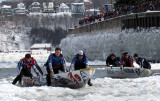 deux autres canots arrivent au bassin Louise