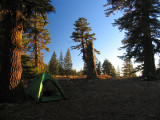 My campsite on Big Ridge