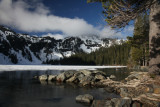 Cliff Lake frozen over again in June