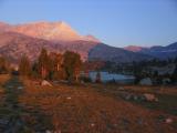 Pinchot Pass basin at sunset