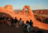 Delicate Arch at sundown