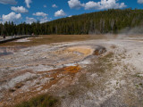 Upper geyser basin, Yellowstone