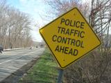 Police Traffic Control Ahead (New Jersey)