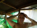 Our garden shower