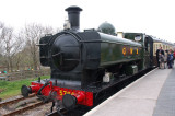 5786 on the South Devon Railway - a pannier tank of the 1930's