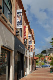 High end shopping along the central Tumon strip