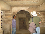 In the mausoleum near the Great Stele