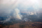Bush fires in the southern end of Kafue National Park
