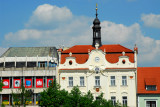 Husovo náměstí, the main square of Beroun with City Hall