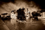 Boat at Brugge, Belgium