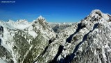 Sperry Peak on left, Morning Star Peak on right