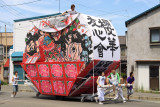 Neputa float on its way to the staging point
