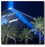 Luxor Pyramid at night, Las Vegas