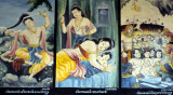 Wall paintings in a temple