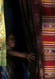 Pha Nom village where traditional fabrics are woven and sold by the village women