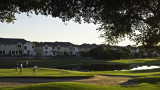 A late afternoon golf outing