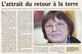 Dans La République en 2005, article de Renée Mourgues