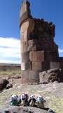 The Pandafords visit the chullpas of Sillustani