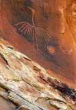 Bird petroglyph, UT