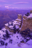 Yaki Pont after sunset, Grand Canyon, AZ