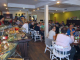 REPAS DU MIDI PRIS À L'ANTOINETTE, BISTROT DU VILLAGE / Photo Pierre Lauzon