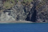 Haiti beach and boater