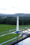 Gatun locks lighthouse marker