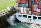 Smoke and scrapes on the lock wall