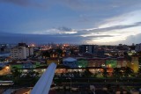 Colon dusk skyline