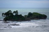 Rocky coast of Uvita Island