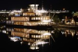 Paddlefish and Disney Springs at night