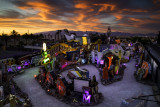 Neon Boneyard Sunset