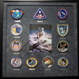Insignias from the Apollo space program