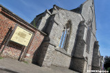 Verbrande kerk te Tienen